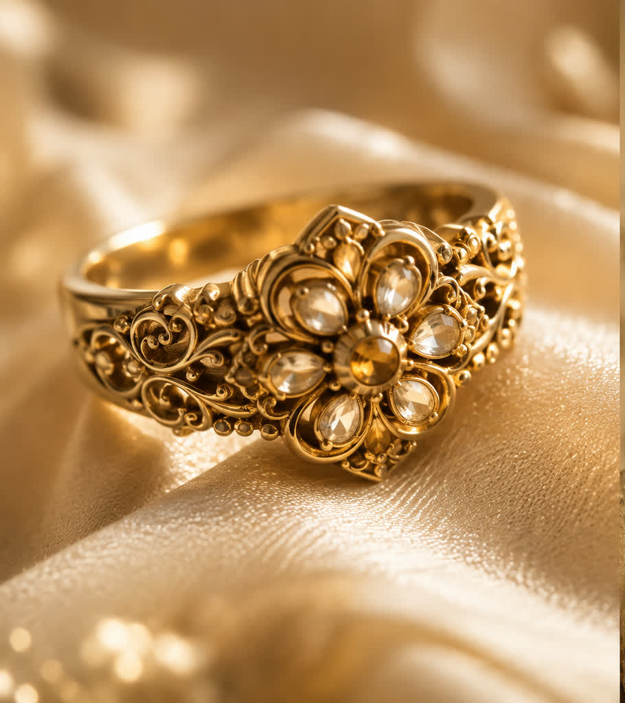 Handcrafted gold jewellery at Swarn Sagar