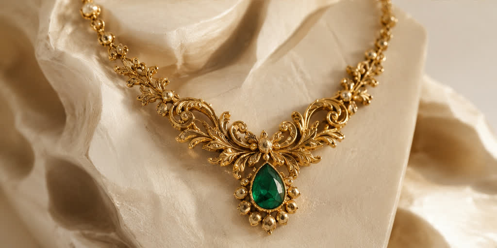 Gold ornament